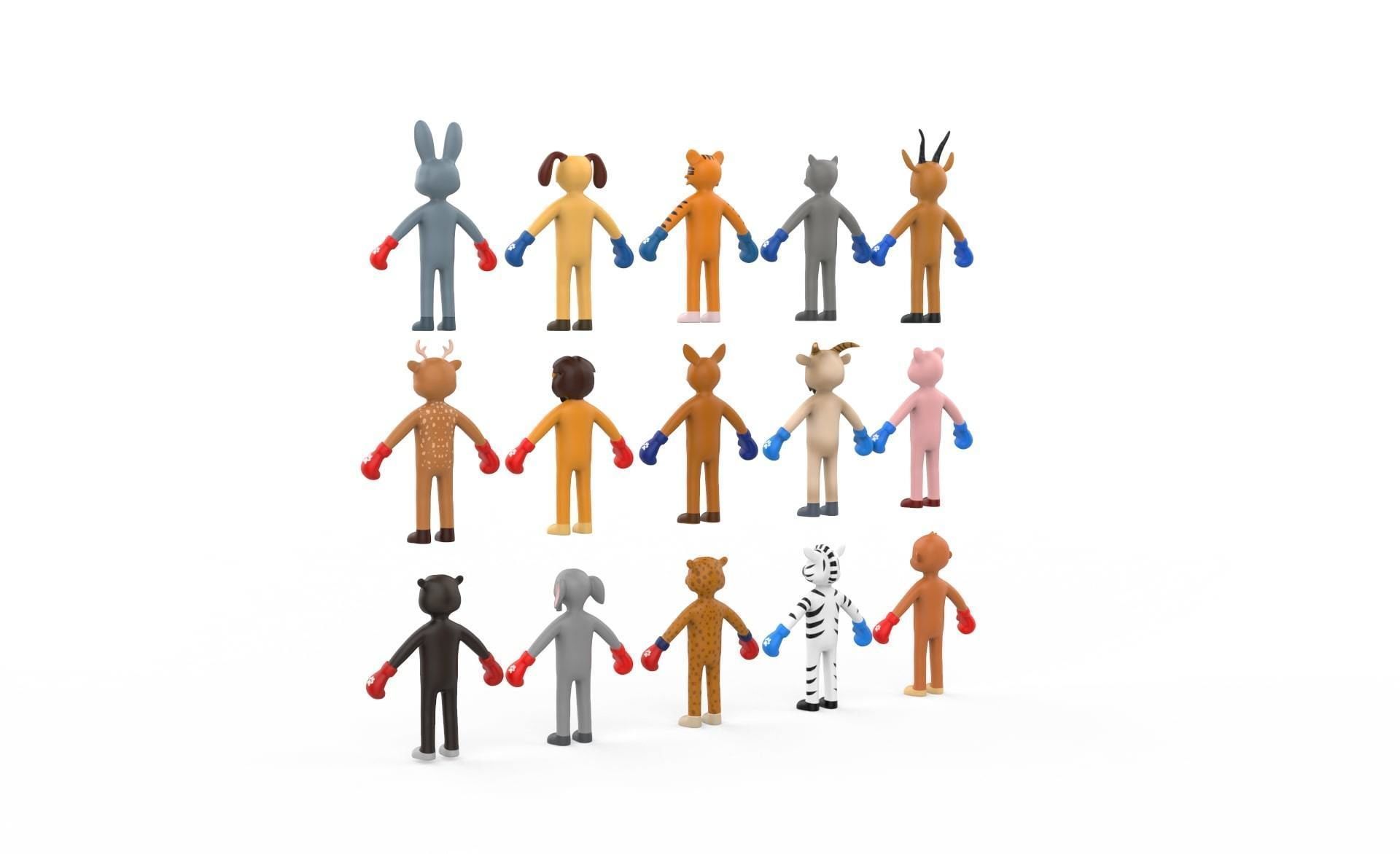 Animal Animated Pack 1 3D Model Collection_30