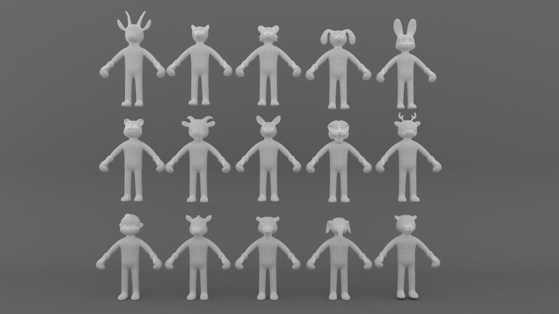 Animal Animated Pack 1 3D Model Collection_34