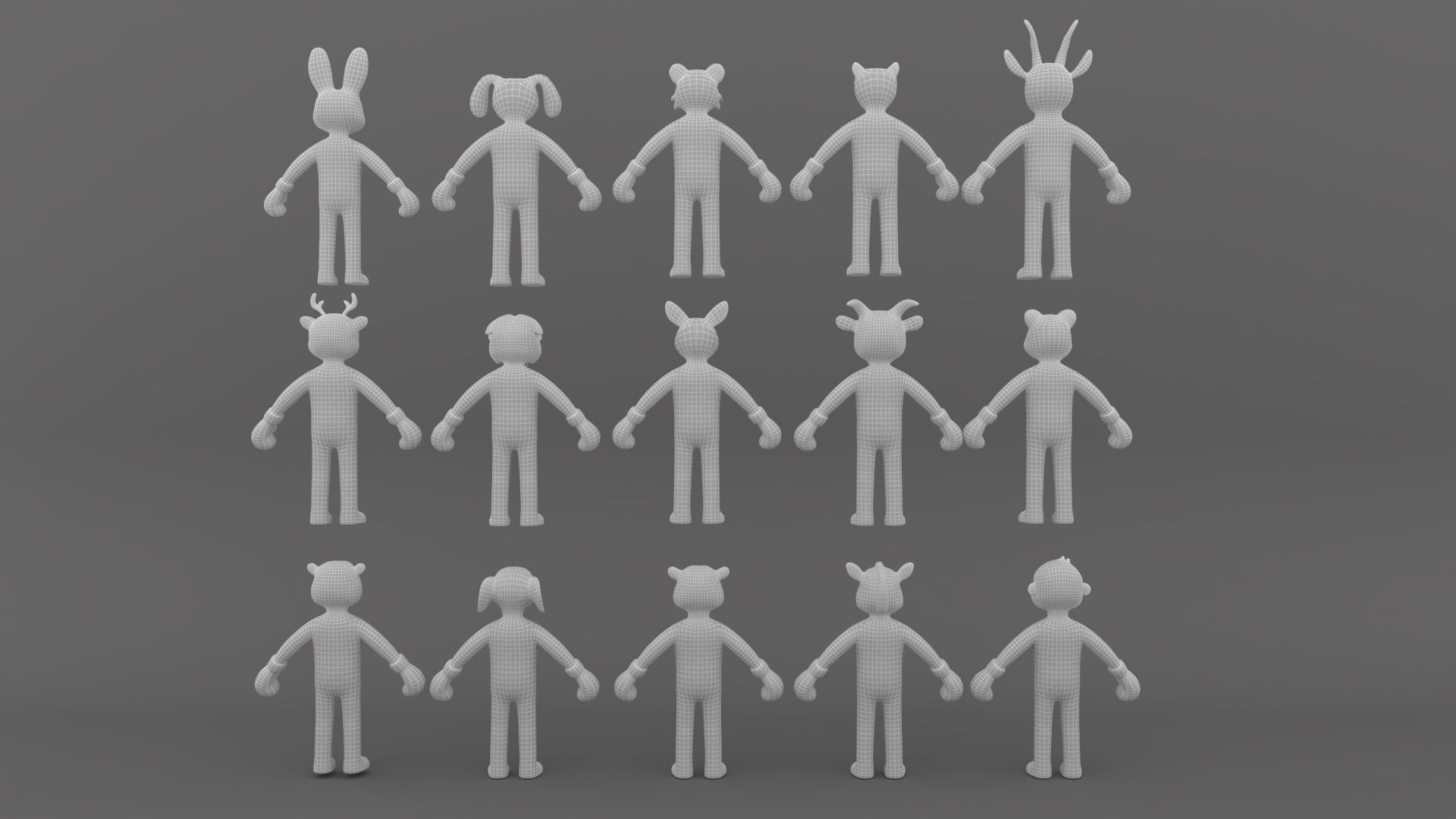 Animal Animated Pack 1 3D Model Collection_33