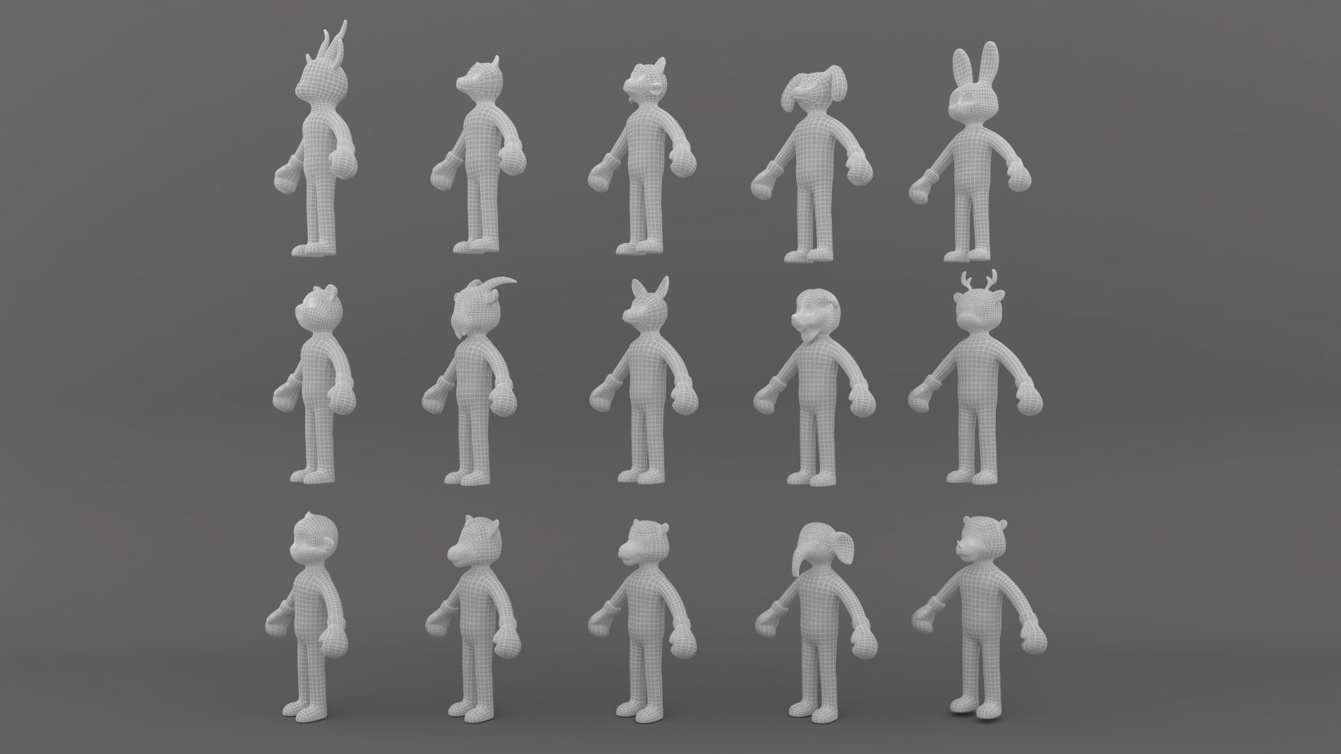 Animal Animated Pack 1 3D Model Collection_32