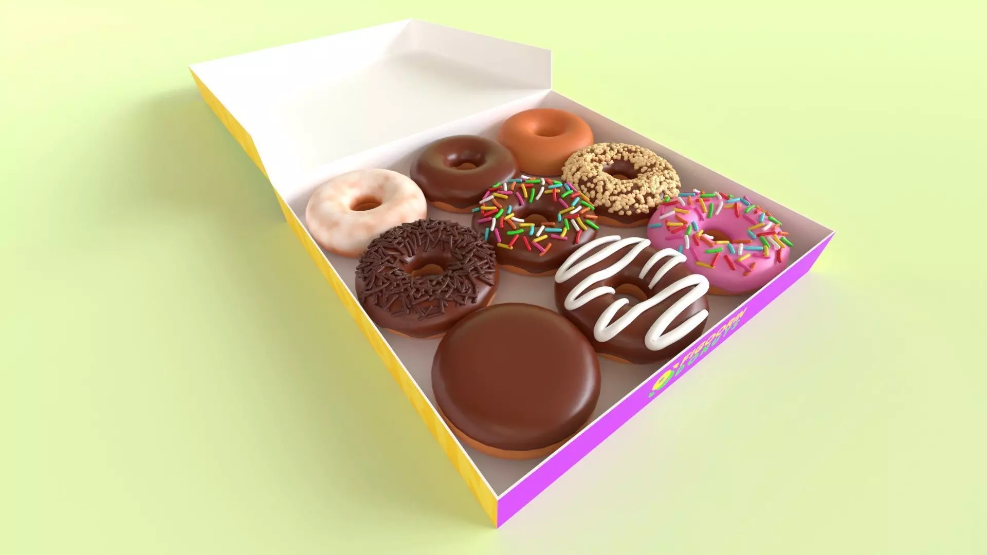Donut 001 3D model_0