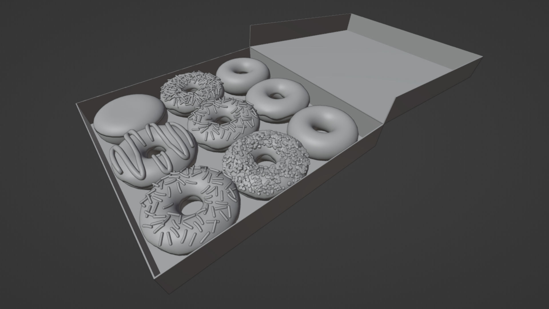 Donut 001 3D model_16