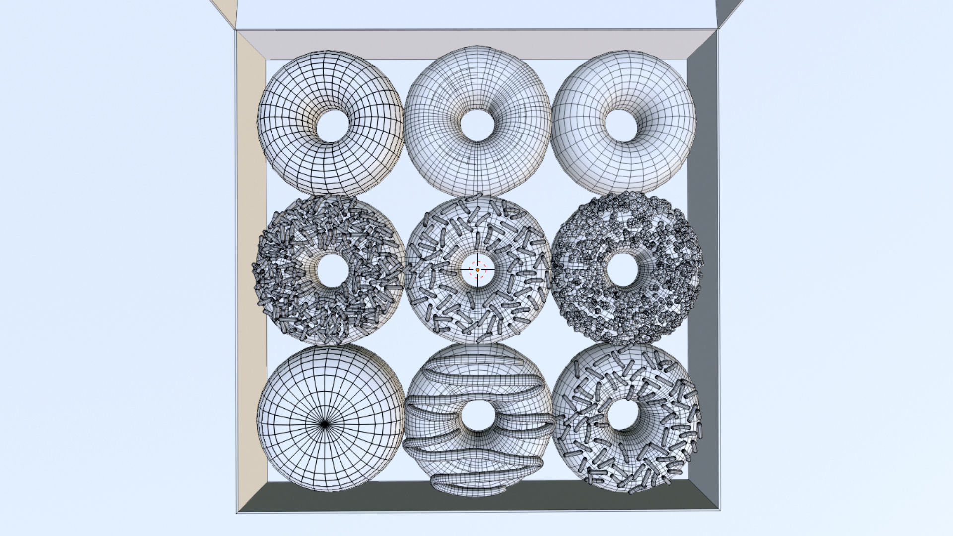 Donut 001 3D model_11