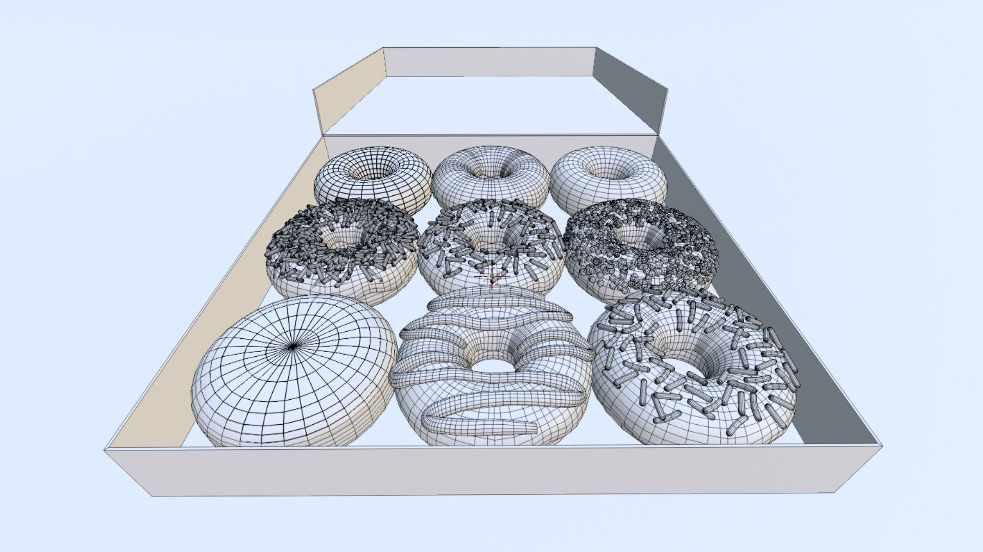Donut 001 3D model_10