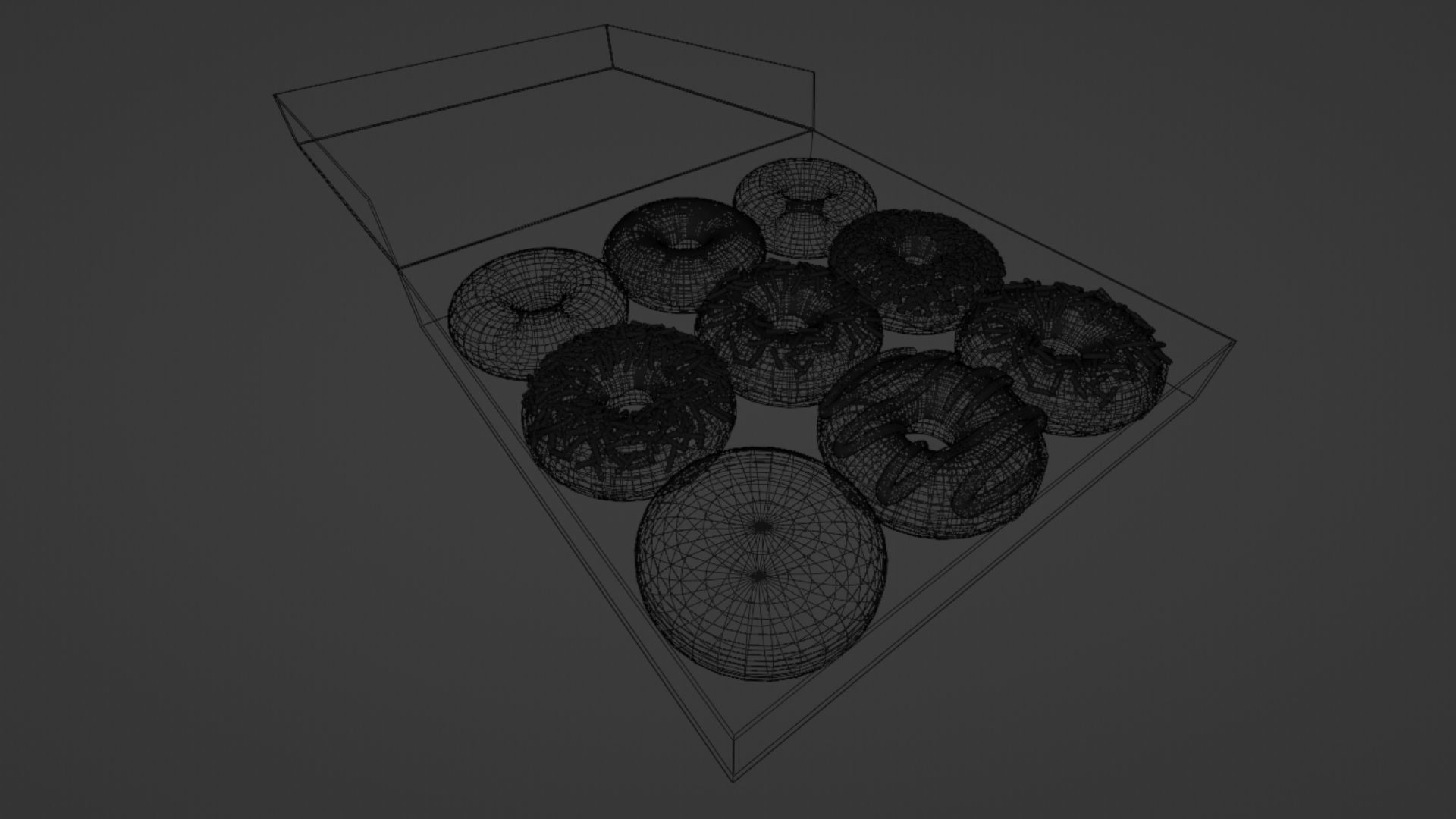 Donut 001 3D model_22