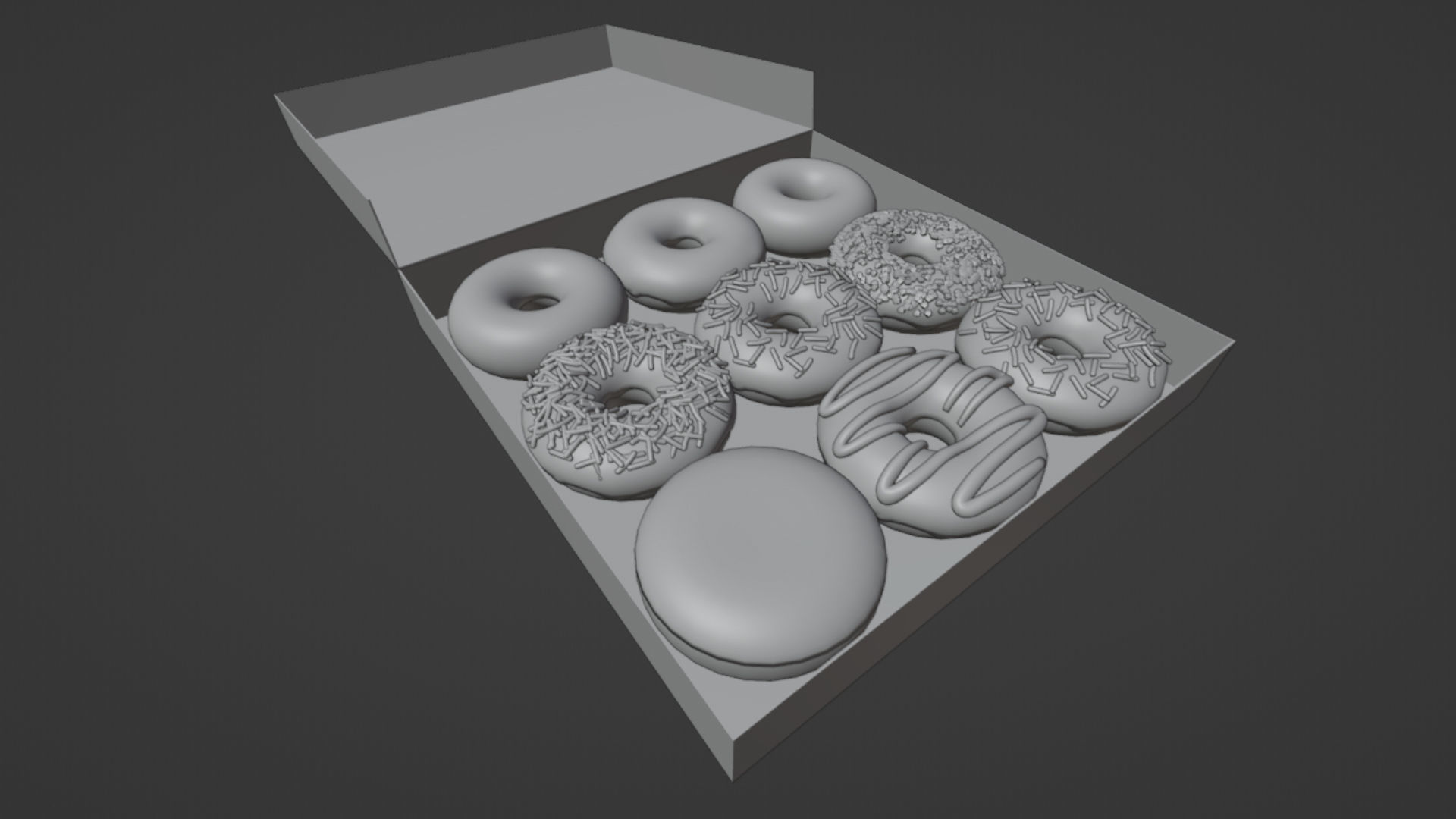 Donut 001 3D model_14
