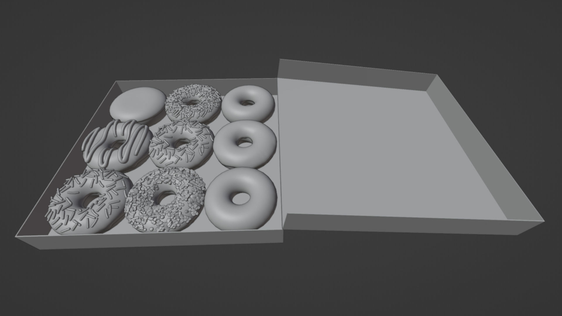 Donut 001 3D model_17