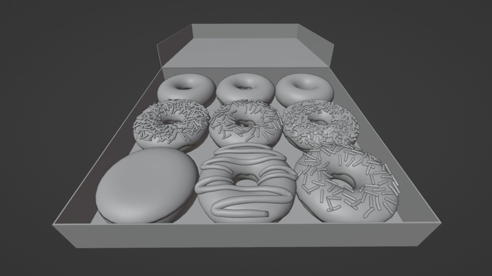 Donut 001 3D model_15