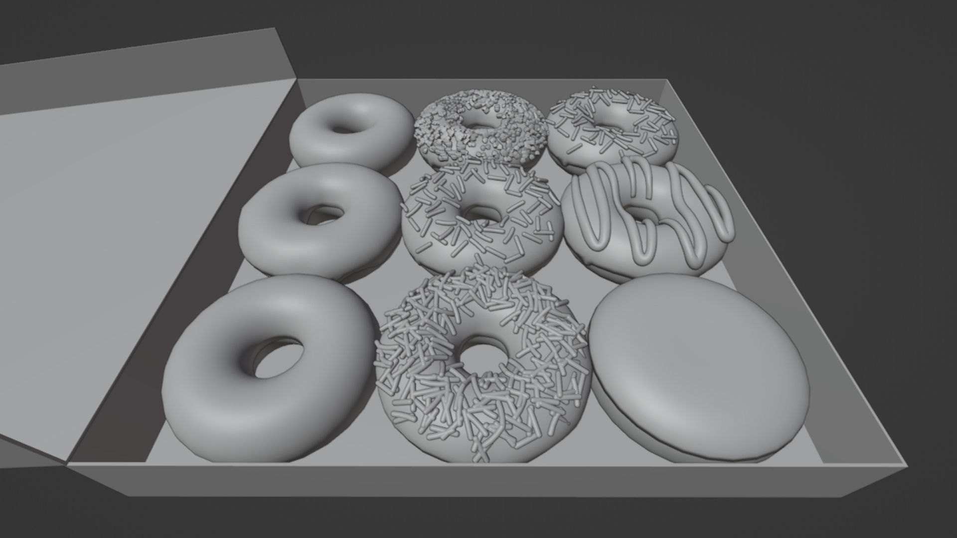 Donut 001 3D model_19