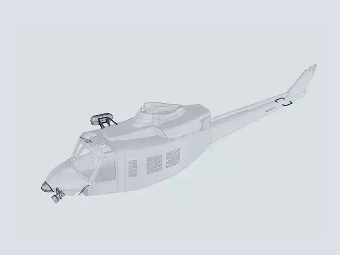 Files to 3D Print Bell 412 Optional Parts for Bell 412 Free 3D print model