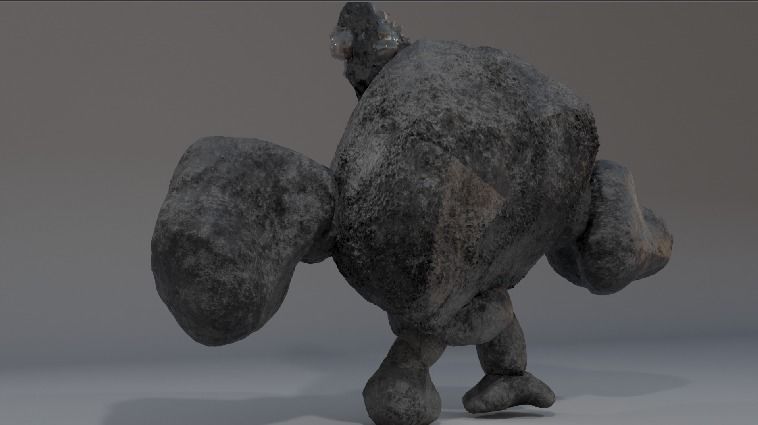 BOTW - Talus Low-poly 3D model_2