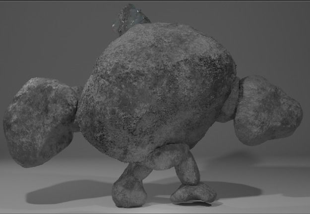 BOTW - Talus Low-poly 3D model_1