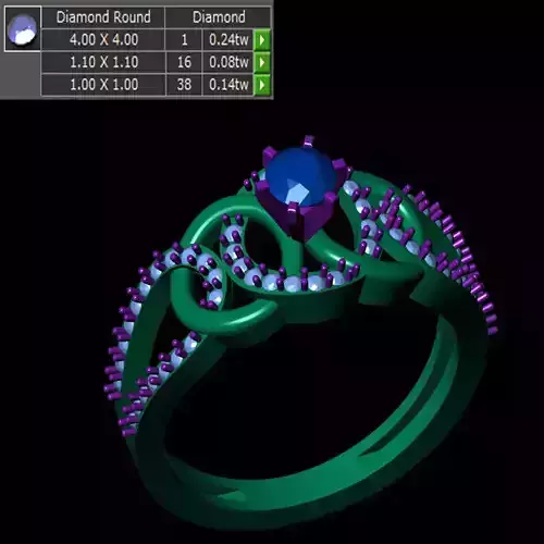Ladies Ring 641