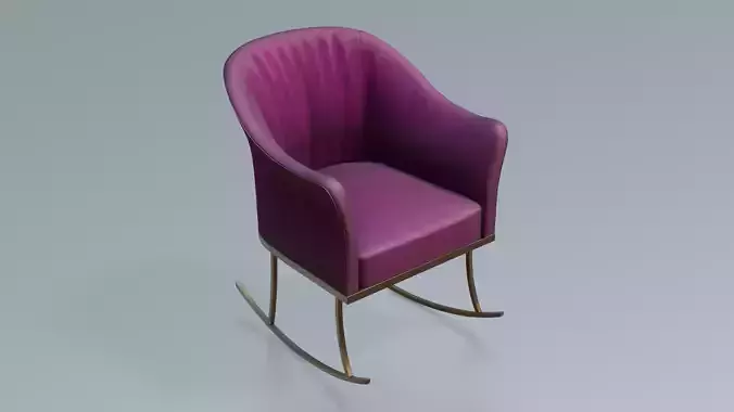 Furniture Rocking Chairs Velvet Glam