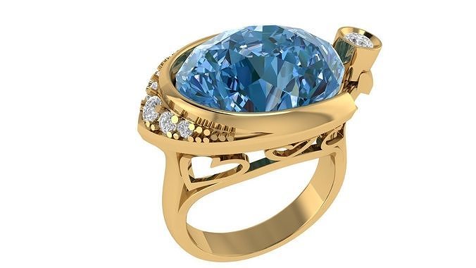 Ladies Ring 513 3D print model