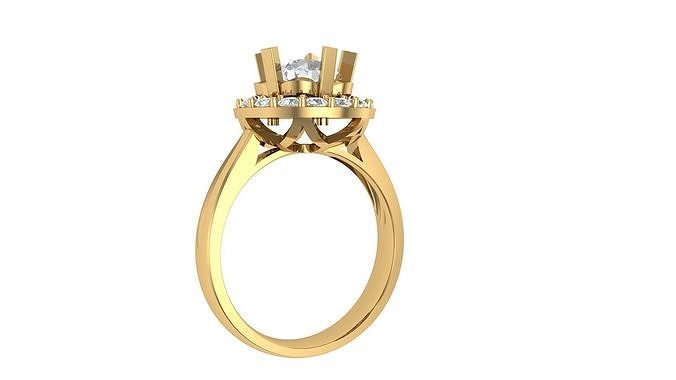 Ladies Ring 488 3D print model