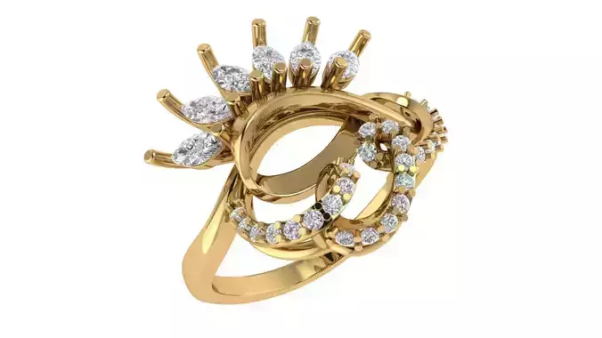 Ladies Ring 480 3D print model