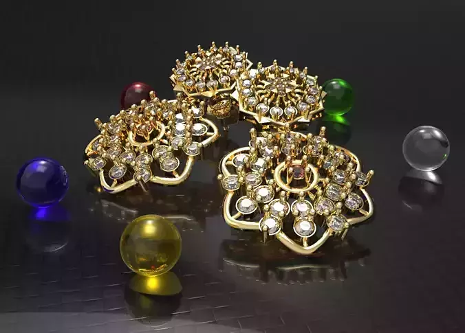 Earring 04 3D print model