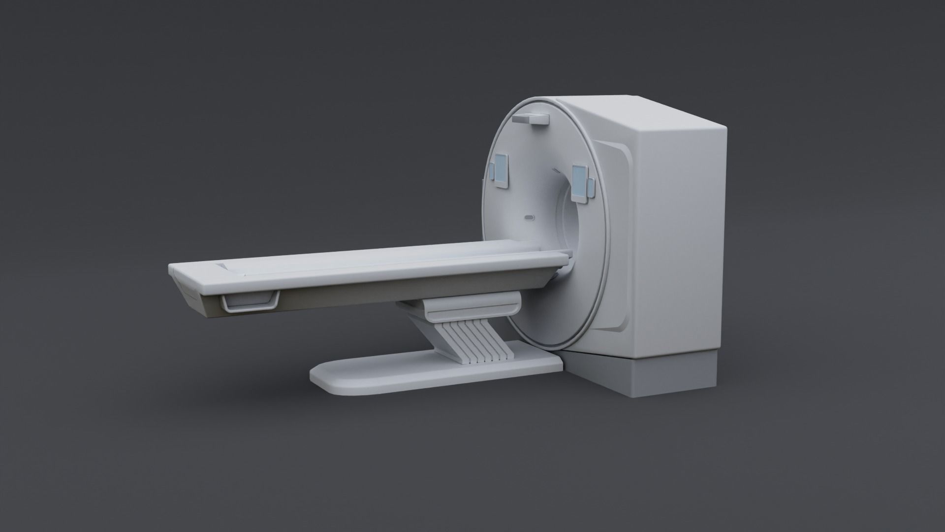 CT Scan Low-poly 3D model_1