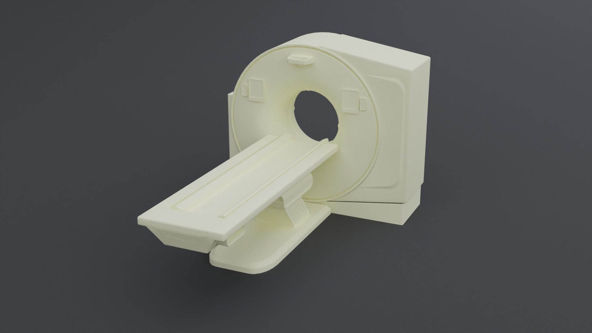 CT Scan Low-poly 3D model_3