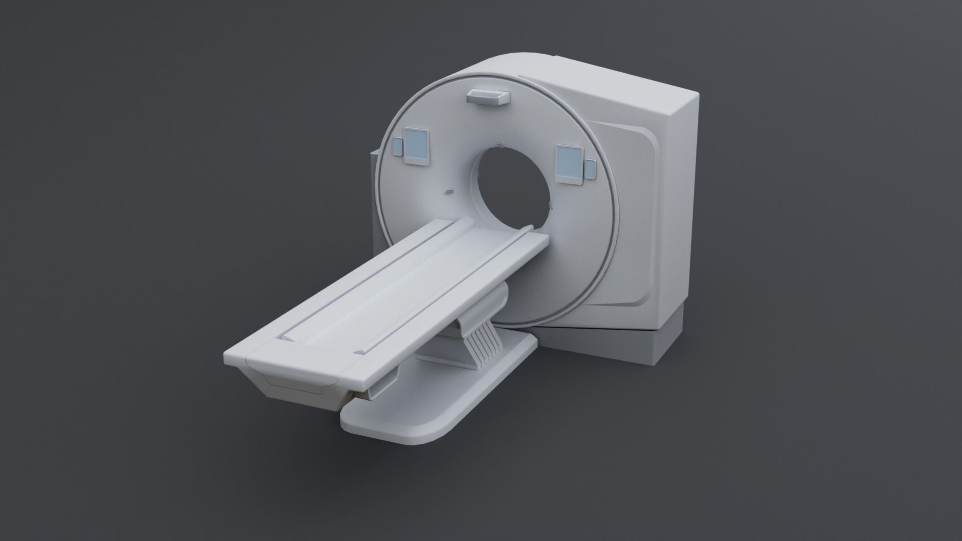 CT Scan Low-poly 3D model_2
