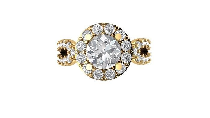 Ladies Ring 433 3D print model
