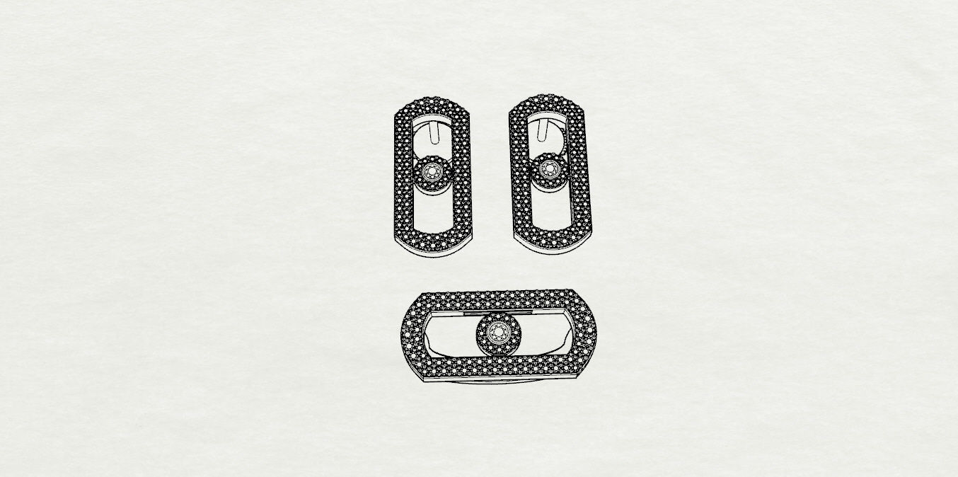  MESSIKA Ring and Earrings 3D print model_15