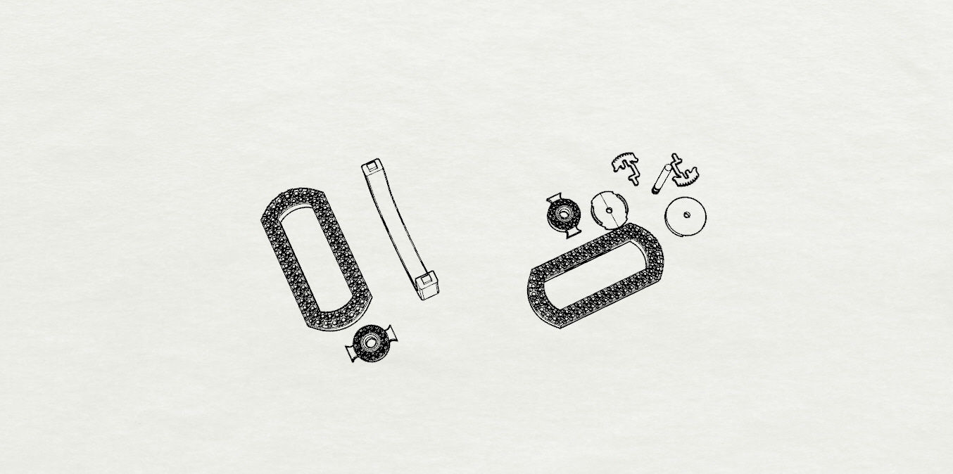  MESSIKA Ring and Earrings 3D print model_19