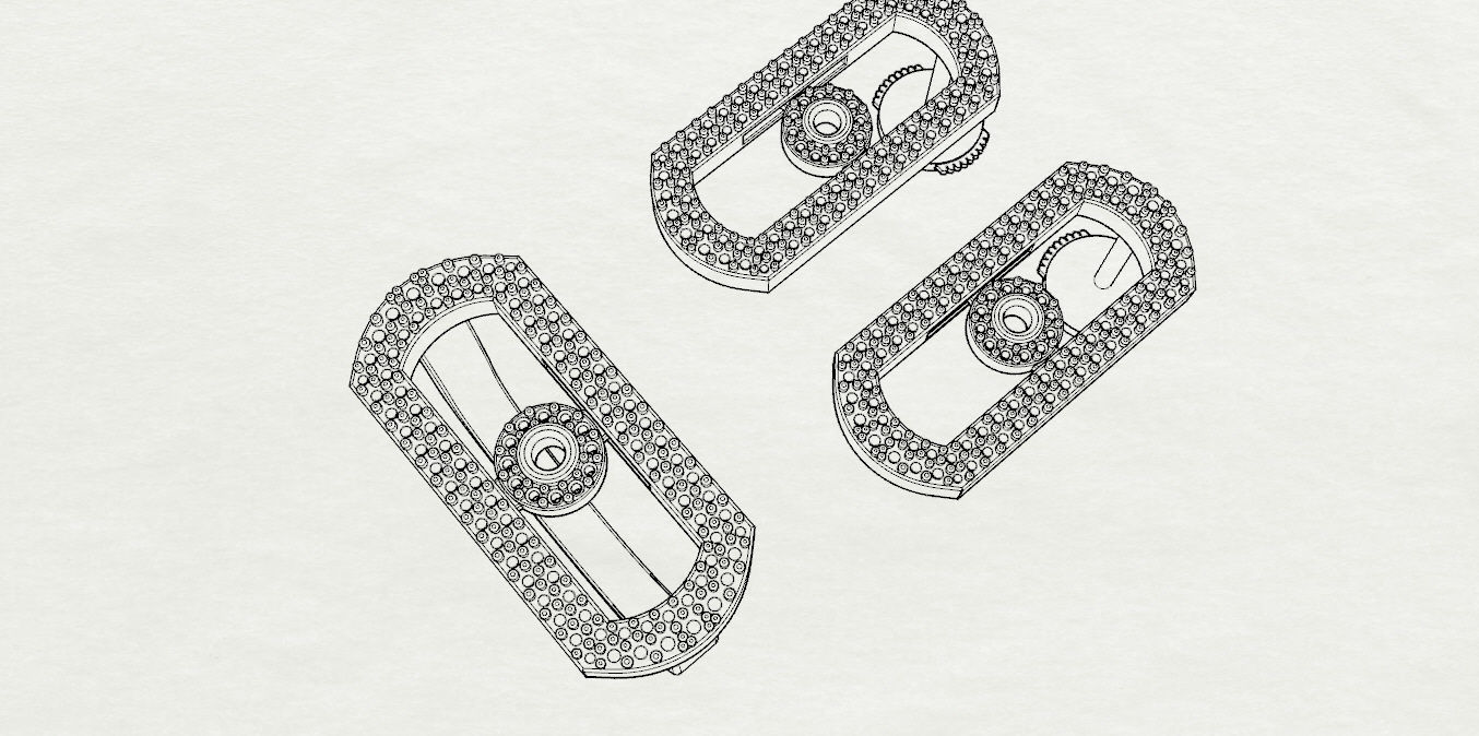  MESSIKA Ring and Earrings 3D print model_18