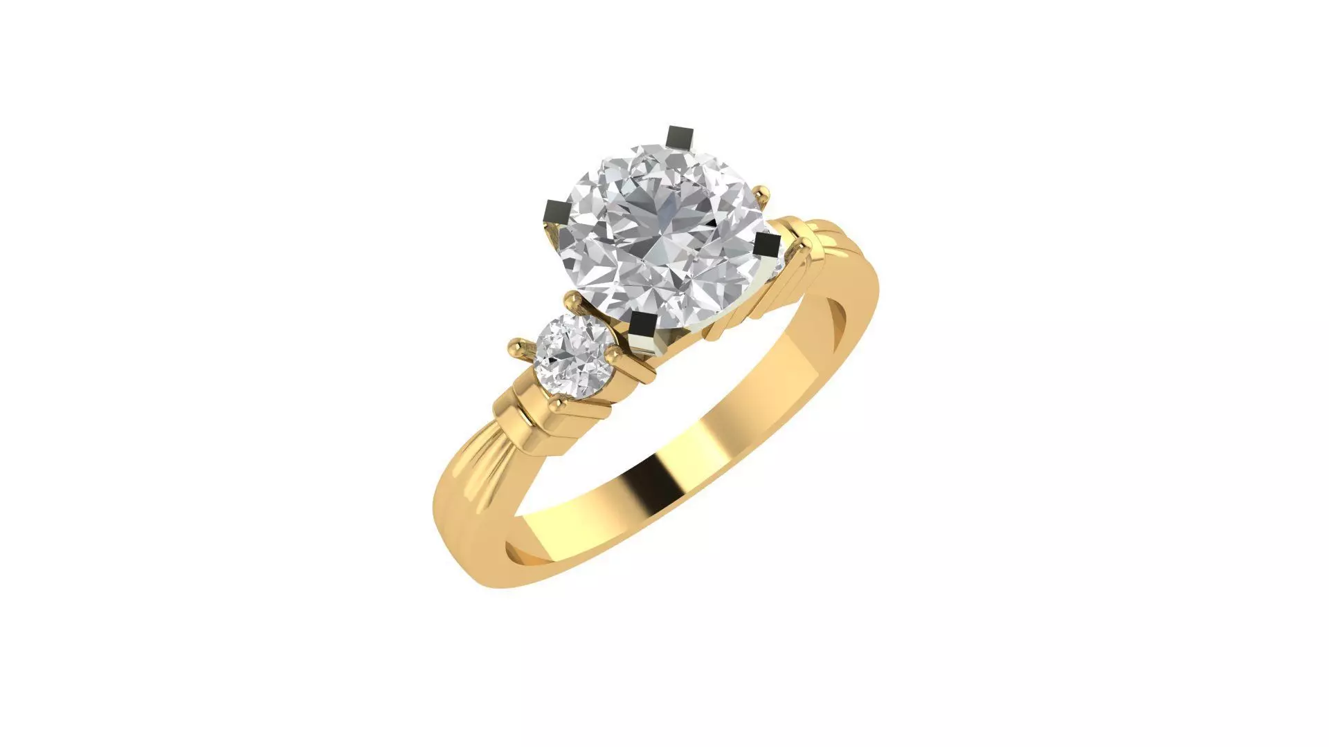 Ladies Ring 406 3D print model