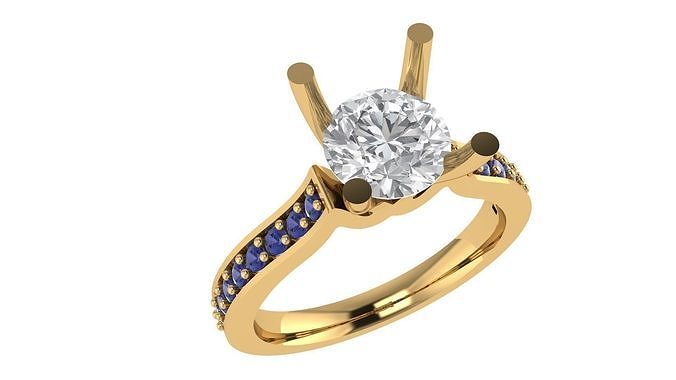 Ladies Ring 390 3D print model