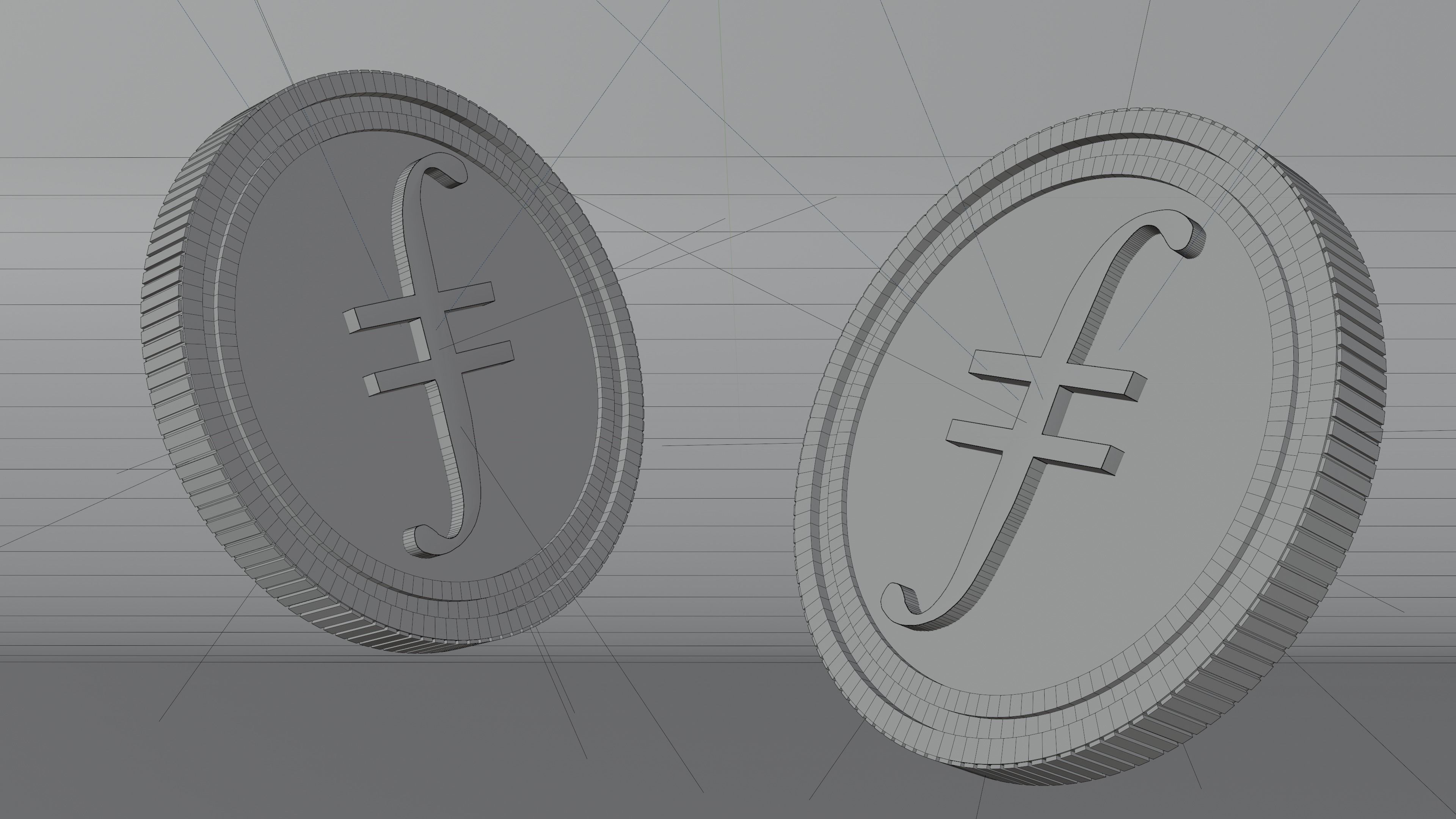 Filecoin 3D Model 3D model_2