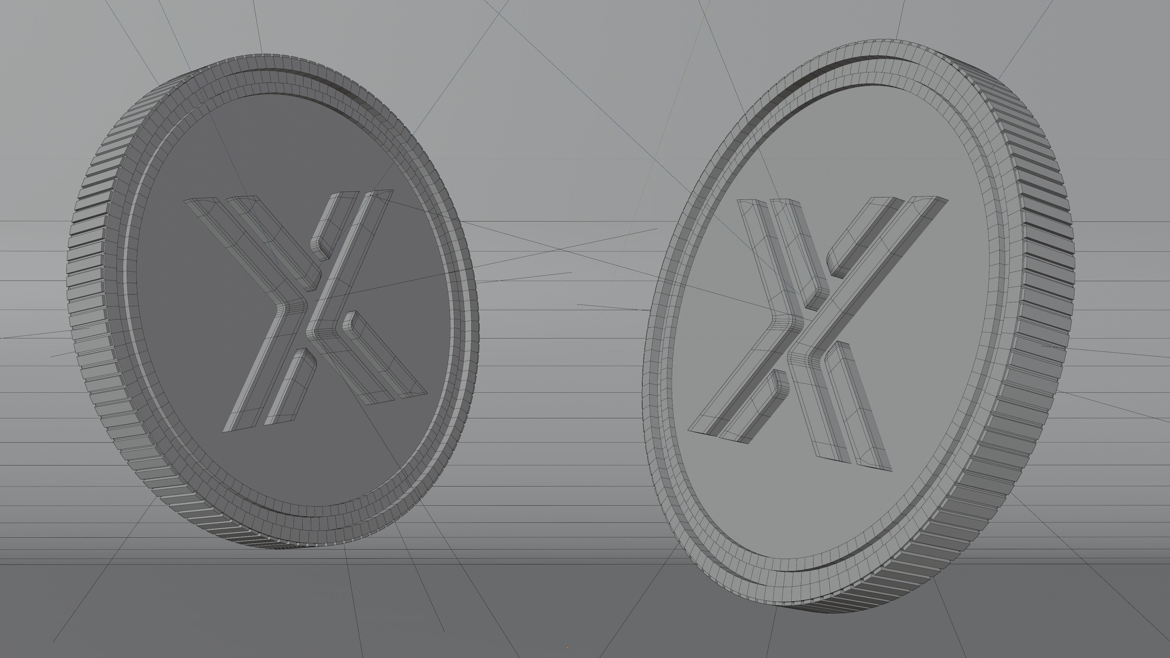 Immutable Coin 3D Model 3D model_2