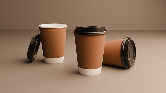 Paper Cofee Cup 3D model