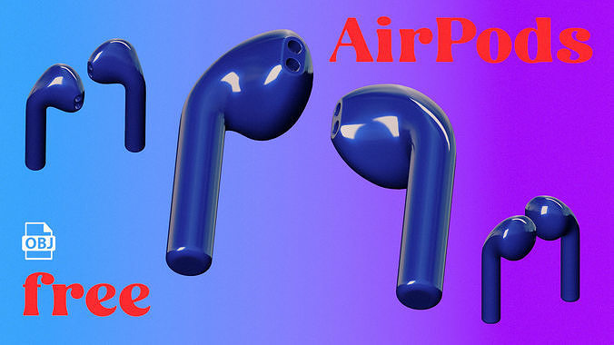 Apple AirPods 3D FREE Free 3D model