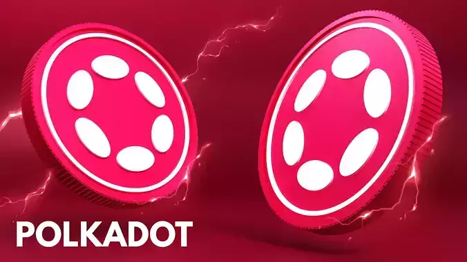 Polkadot Coin 3D Model