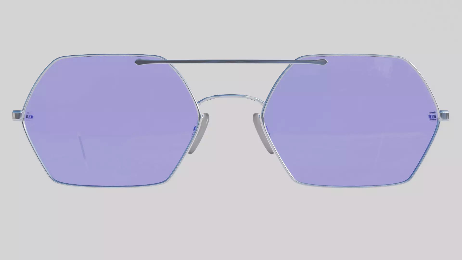 Hexagonal sunglass 3d model 3D model