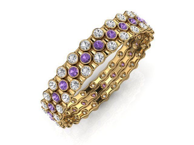 Fshion Ring 3D print model_11