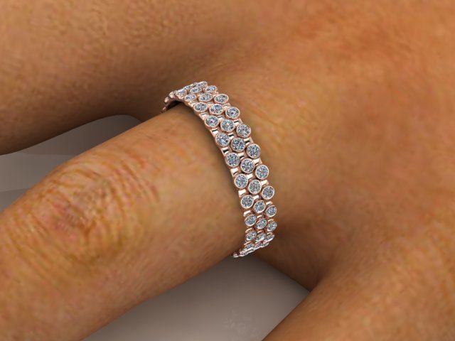 Fshion Ring 3D print model_4