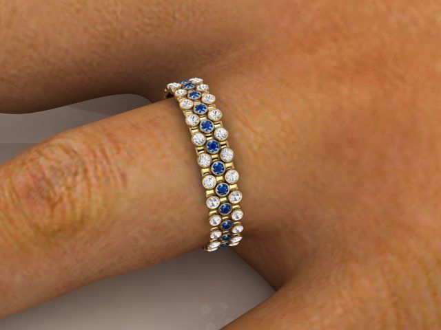 Fshion Ring 3D print model_13