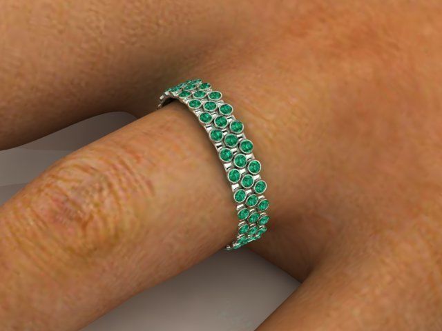 Fshion Ring 3D print model_2