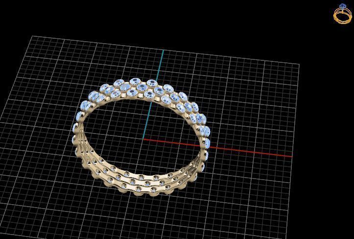 Fshion Ring 3D print model_18