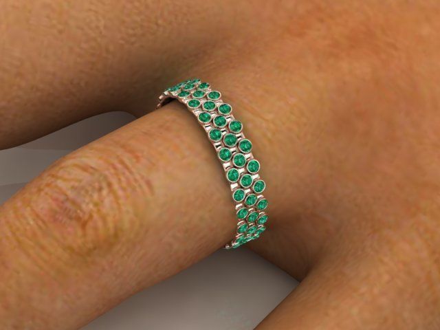 Fshion Ring 3D print model_3