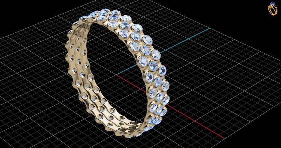 Fshion Ring 3D print model_15