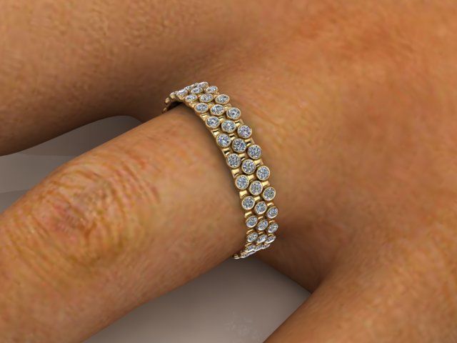 Fshion Ring 3D print model_5