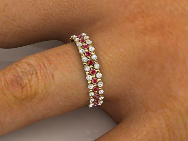 Fshion Ring 3D print model_14