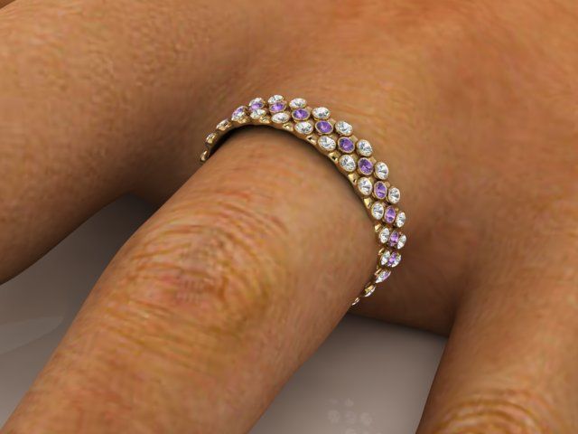 Fshion Ring 3D print model_12