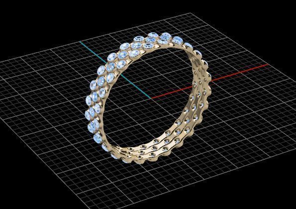 Fshion Ring 3D print model_20