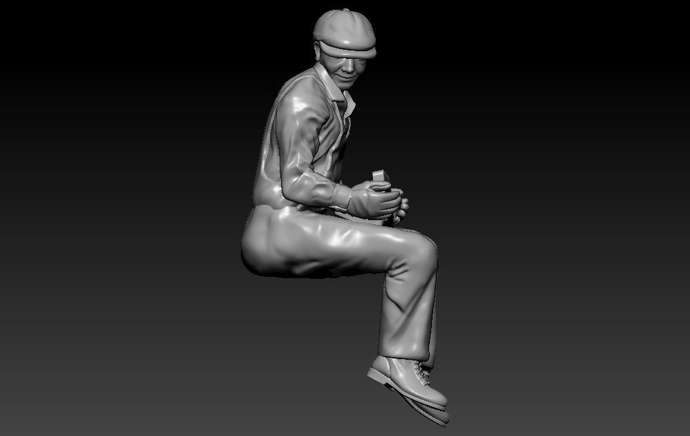 Construction Man and  Fire fighter Model 3D print model_8