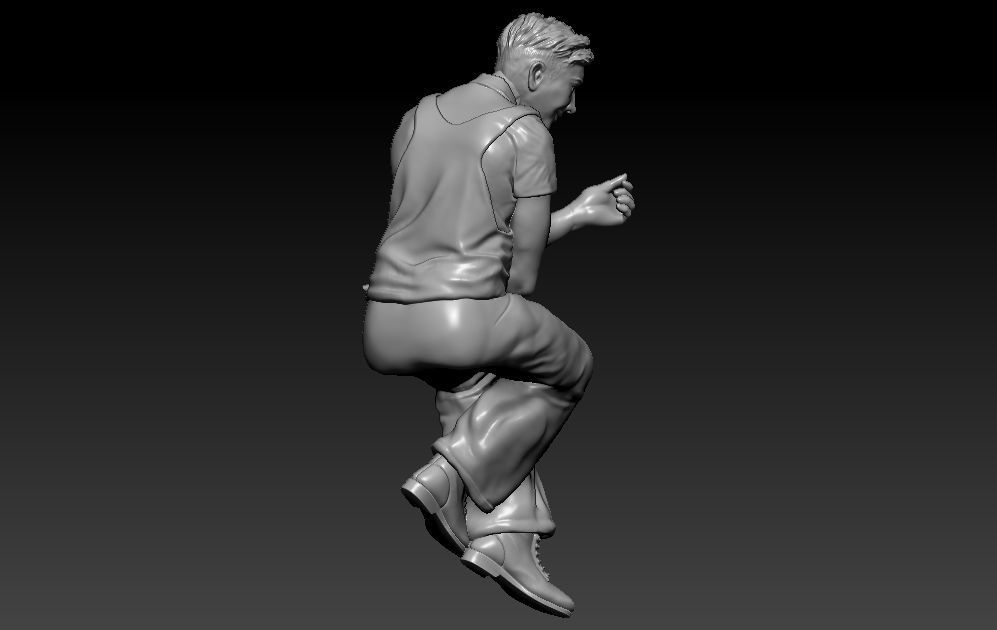 Construction Man and  Fire fighter Model 3D print model_39